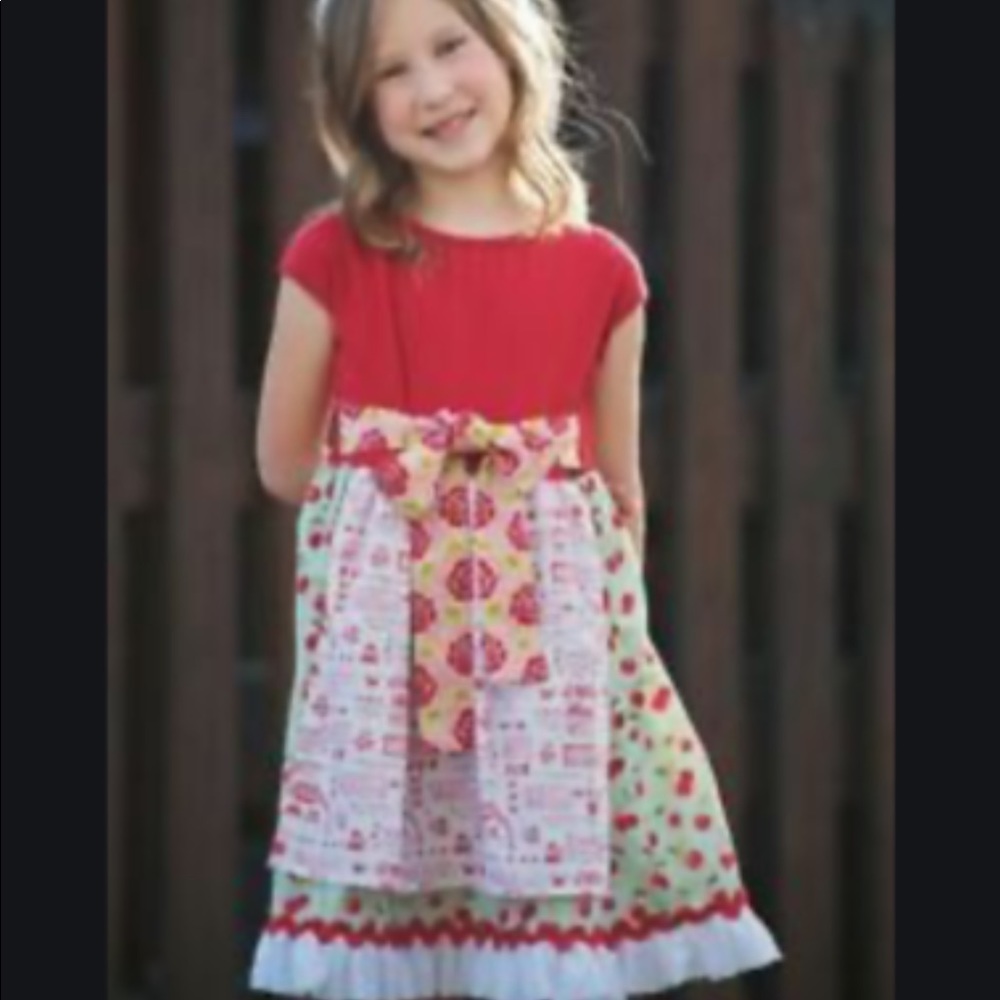 Persnickety NWT Girl’s Cherry Print Dress 7